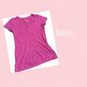 American Eagle Outfitters Pink Short Sleeve Tee